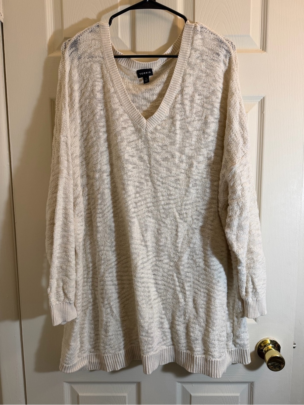 V Neck Tunic Sweater | Torrid